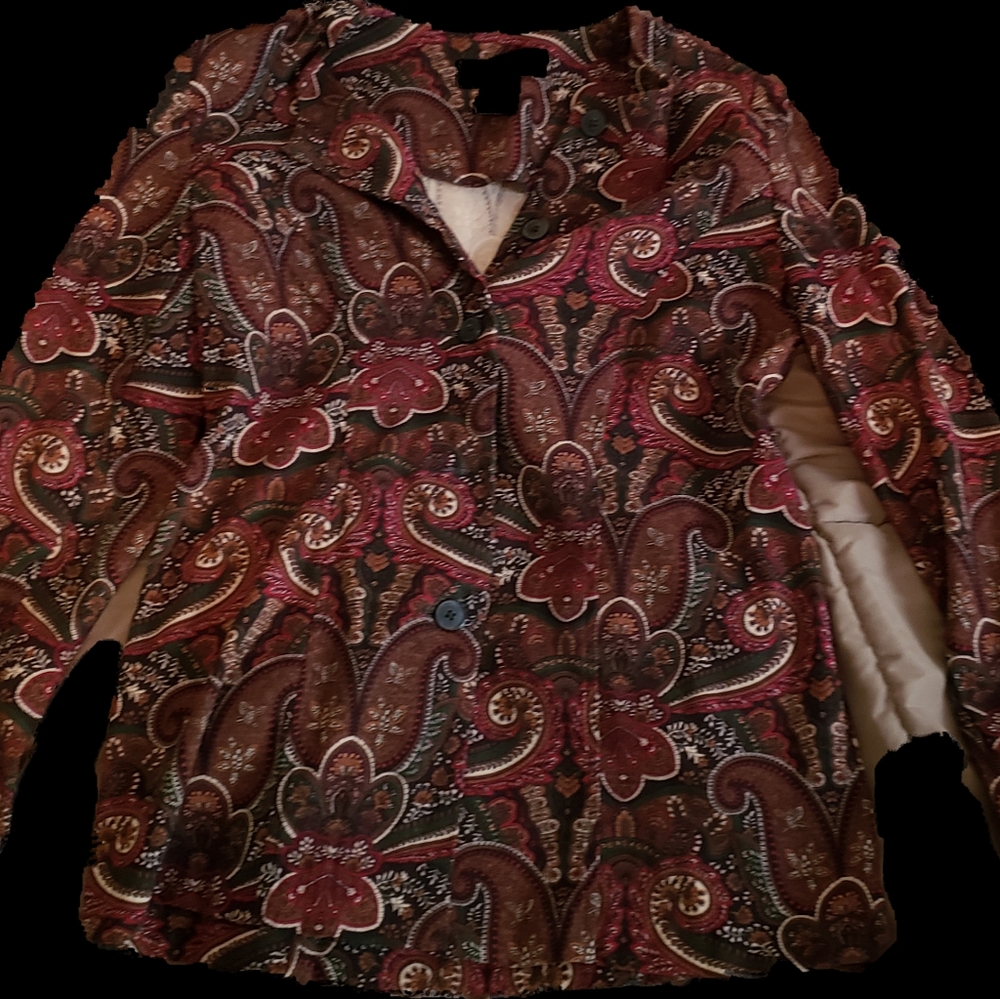 Womens Notations Petite Size SP Multicolored Shirt